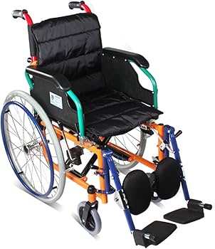 Amazon | faginx 4-12歳の子供用自走式車椅子（シート幅：35cm/13.7